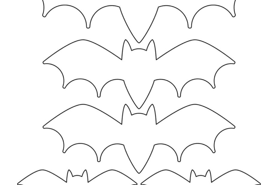 Bat Template Childhood Magic