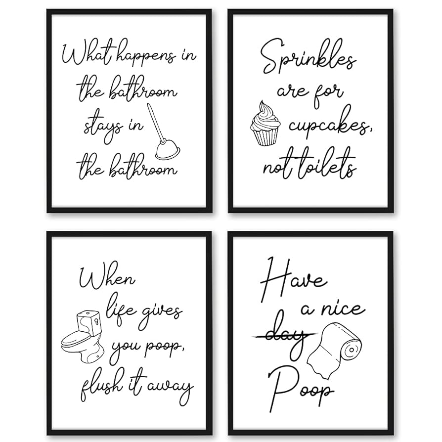 printable bathroom wall art