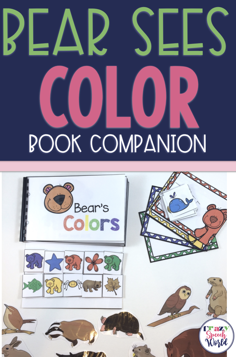 Bear Book Activities Crafts U0026 A Freebie For Speech Therapy Crazy Speech World
