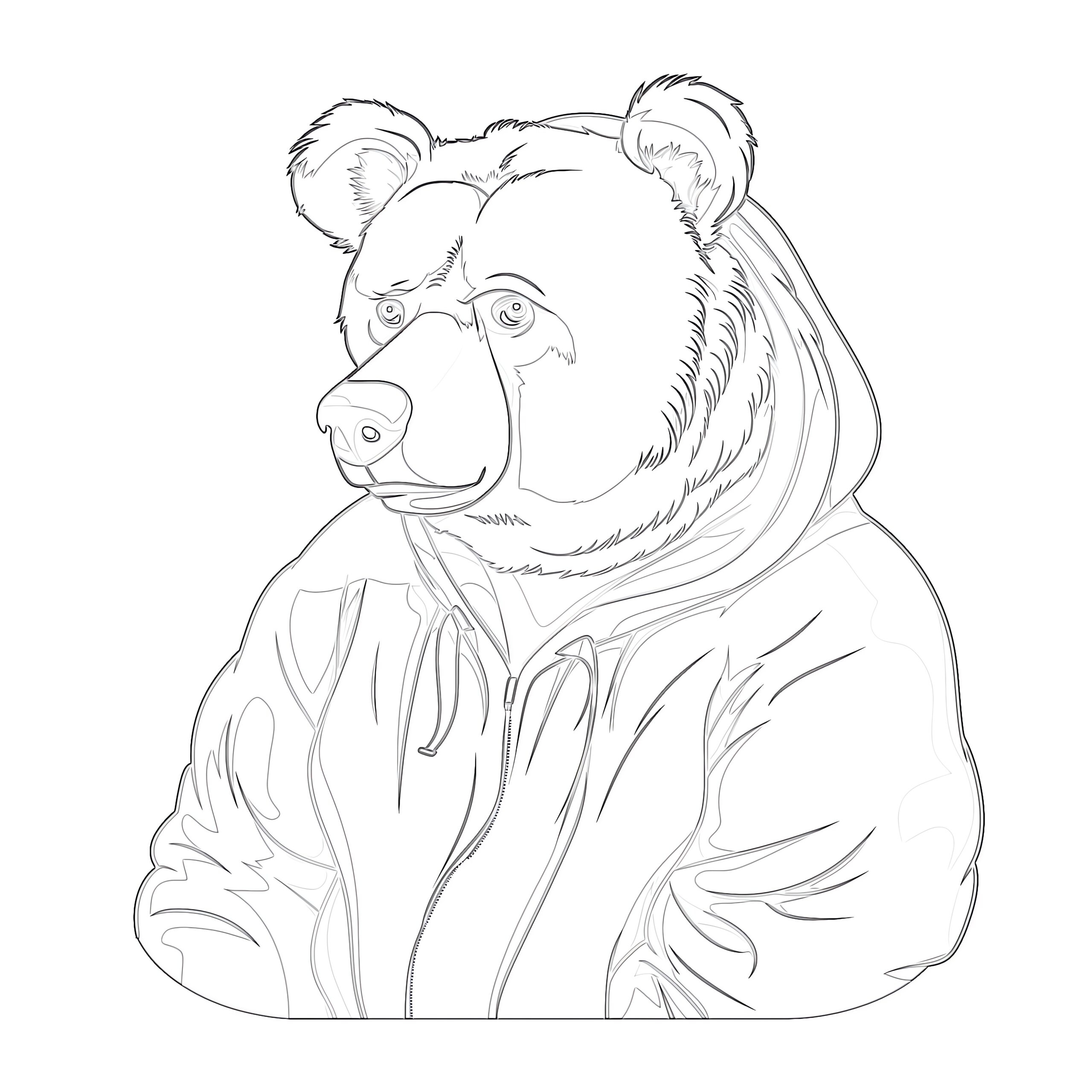 grizzly bear coloring pages
