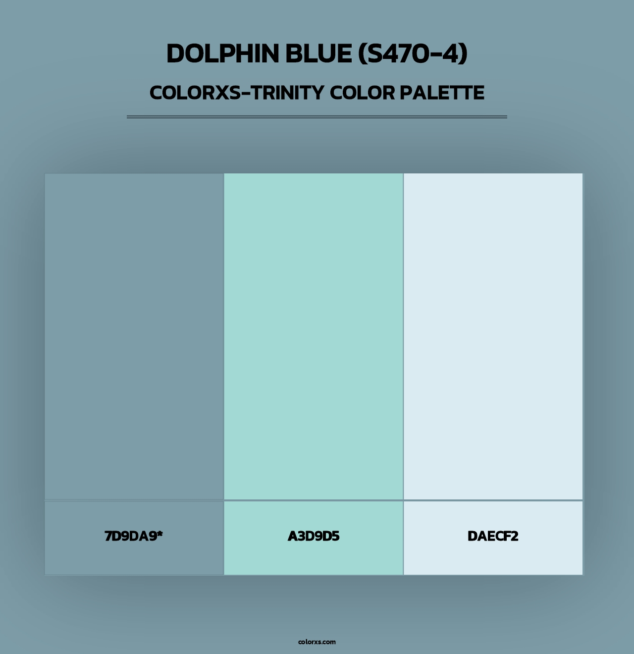 Behr Dolphin Blue S470 4 Paint Coordinating Colors And Palettes Colorxs