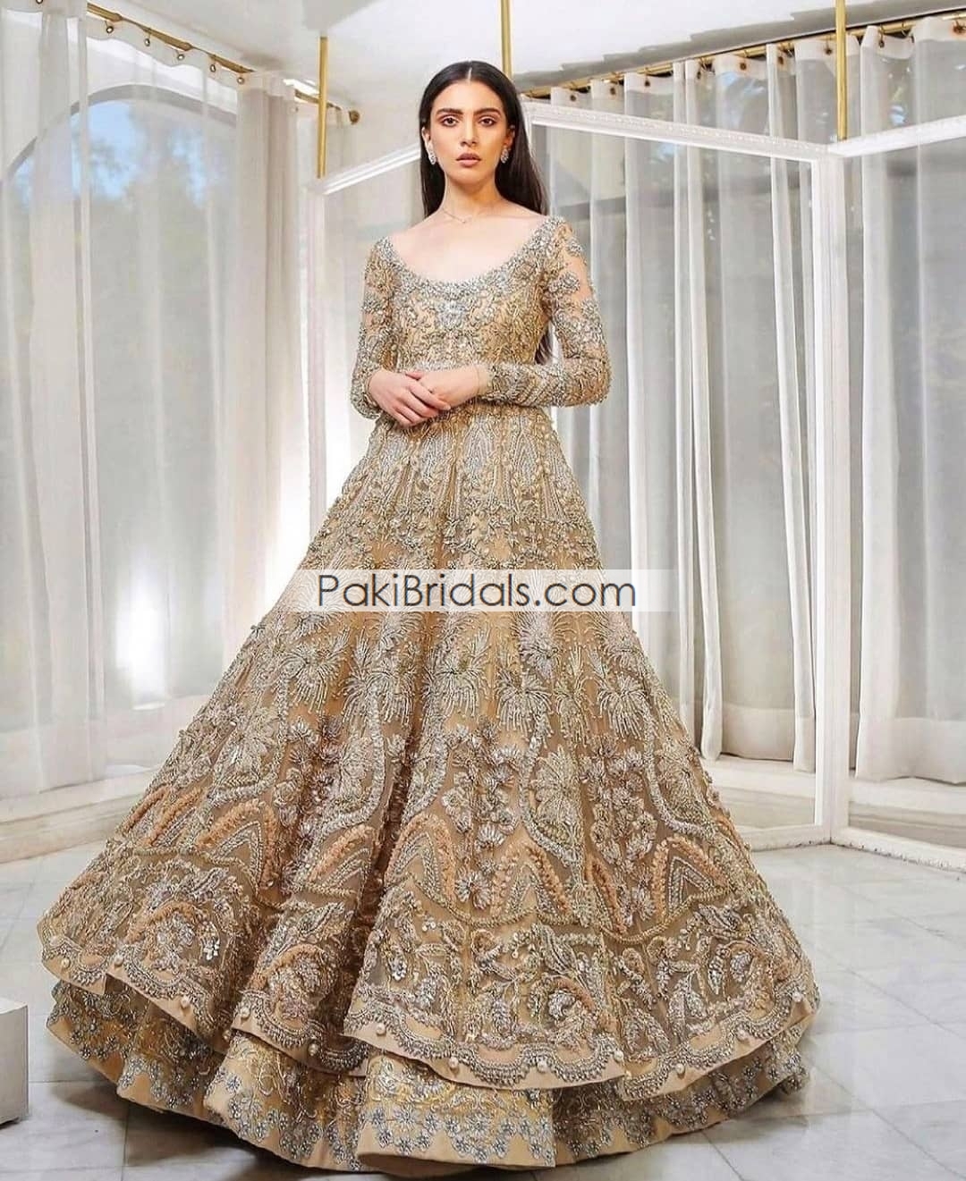 beige color dress