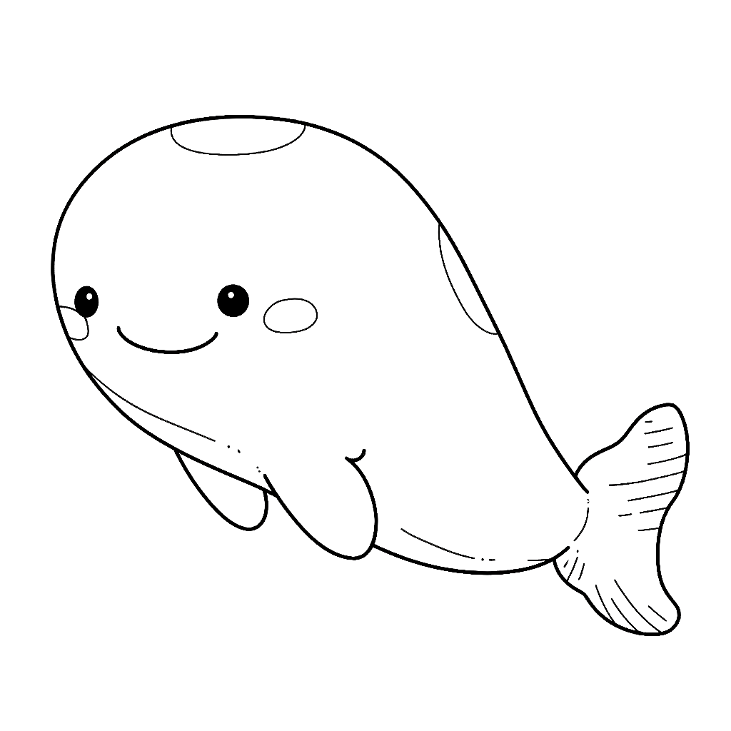 Beluga Whale Coloring Pages Coloring Corner