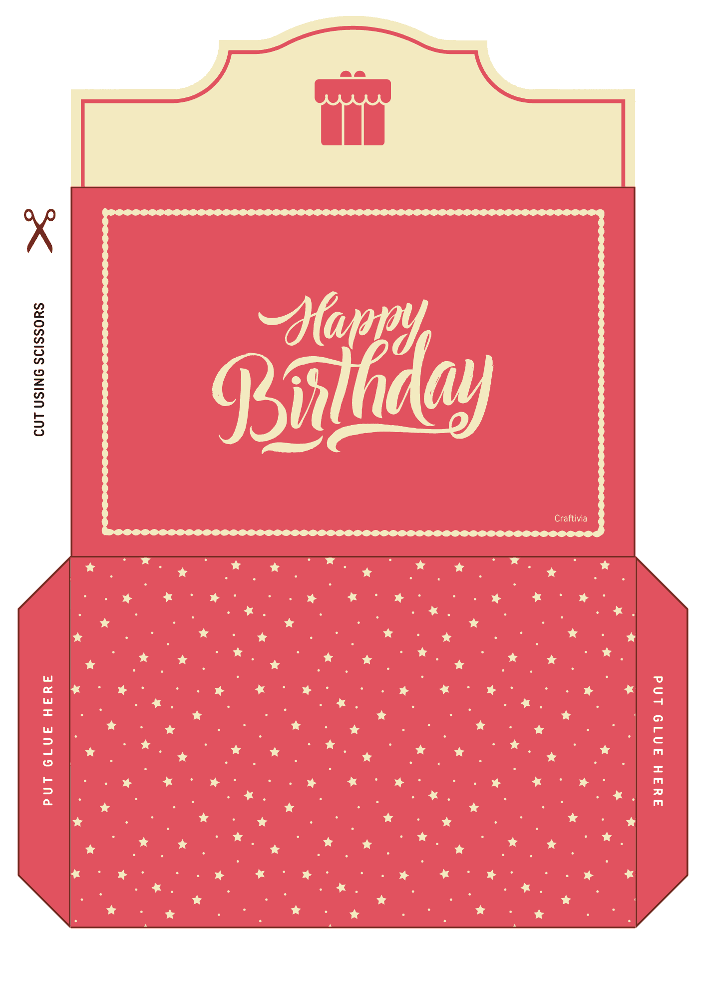 Birthday Money Envelope Perfect For Gifting Cash Or Gift Cards 