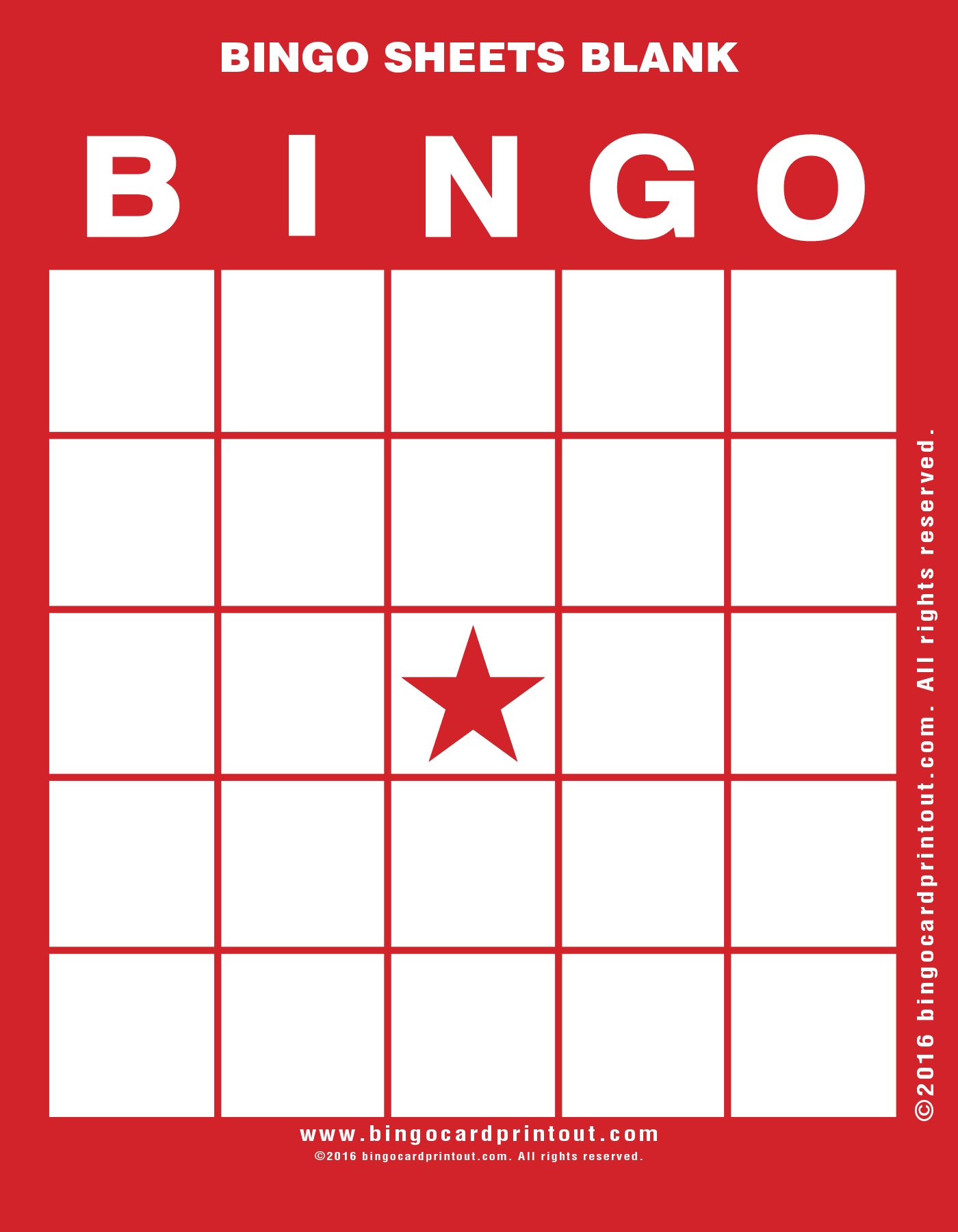 printable blank bingo card template
