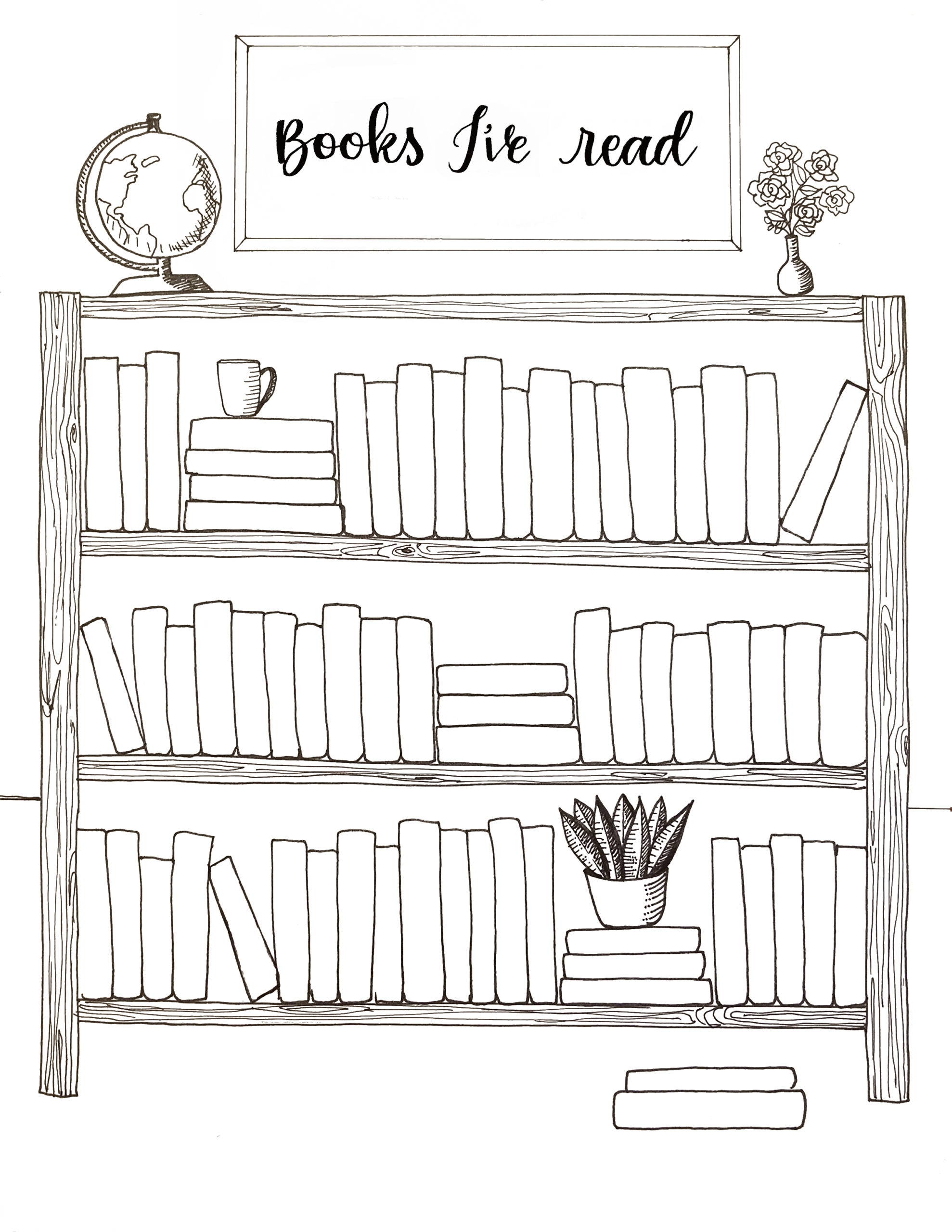 Books I ve Read Printable Book Tracker