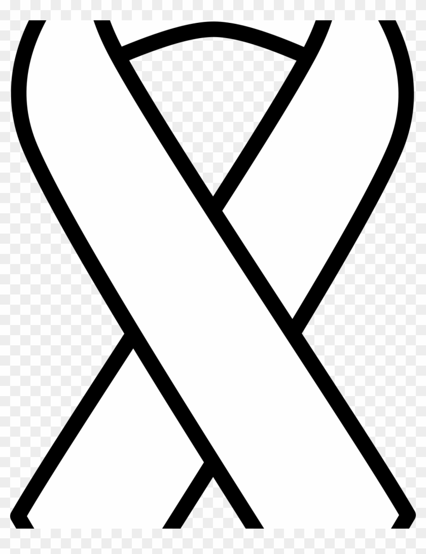 Breast Cancer Awareness Coloring Pages Cancer Ribbon Outline 