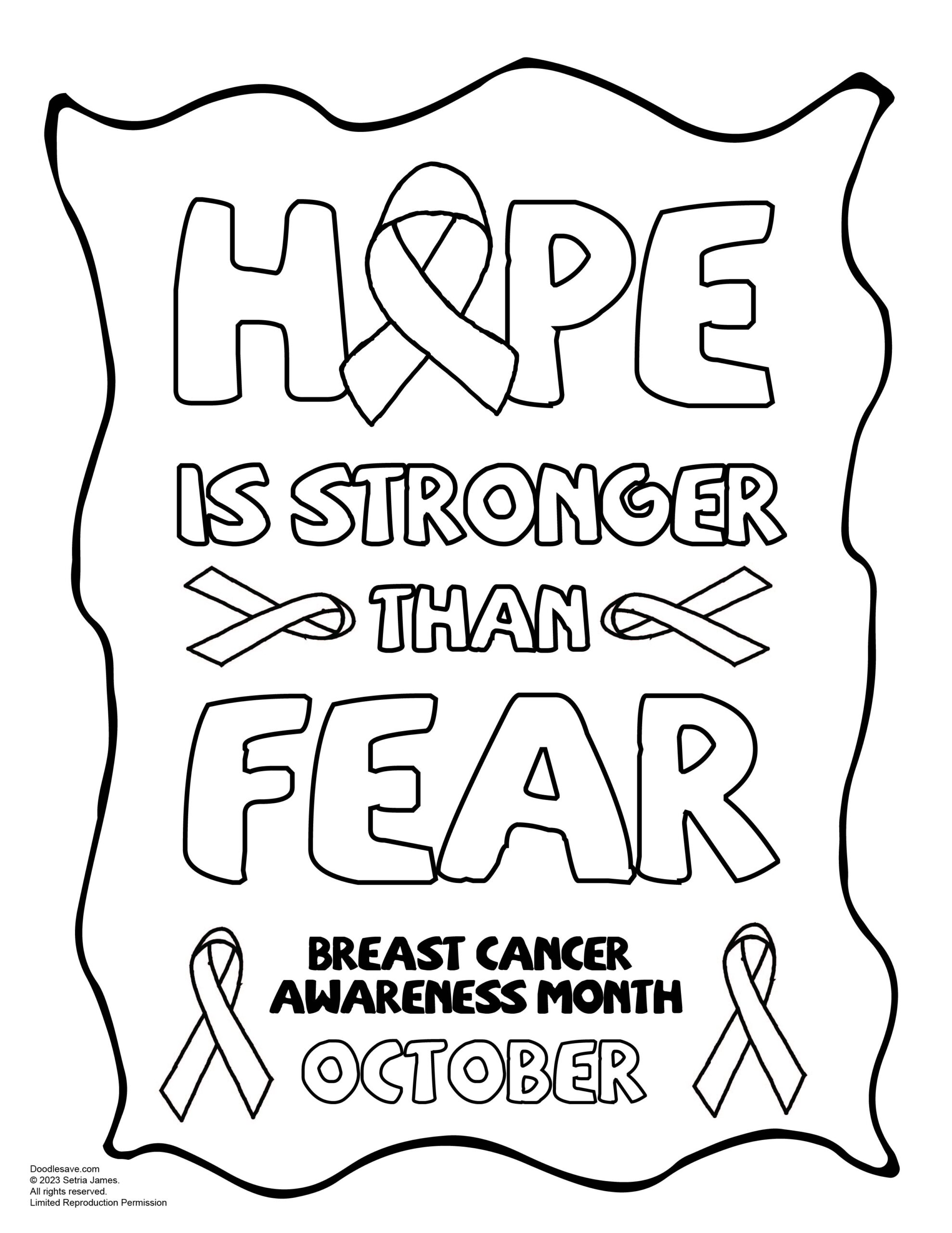 free printable cancer ribbon template