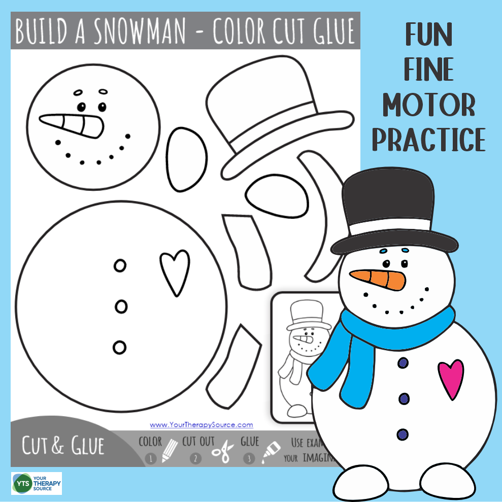 snowman pictures to color