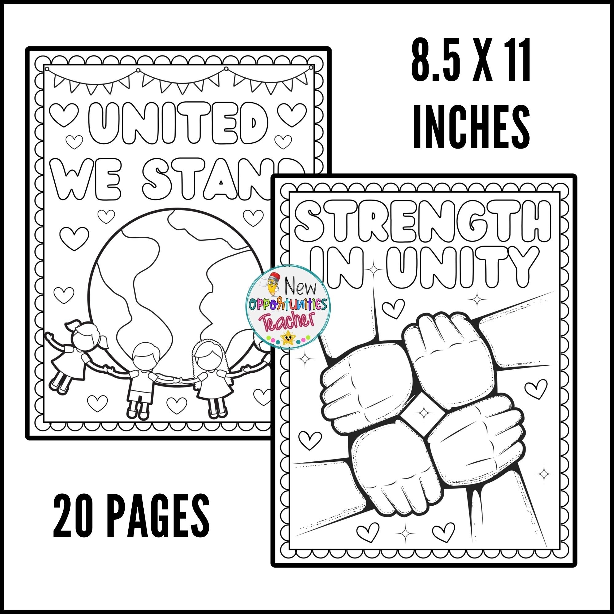 Bullying Prevention Month Coloring Pages Anti Bullying Coloring Sheets Made By Teachers