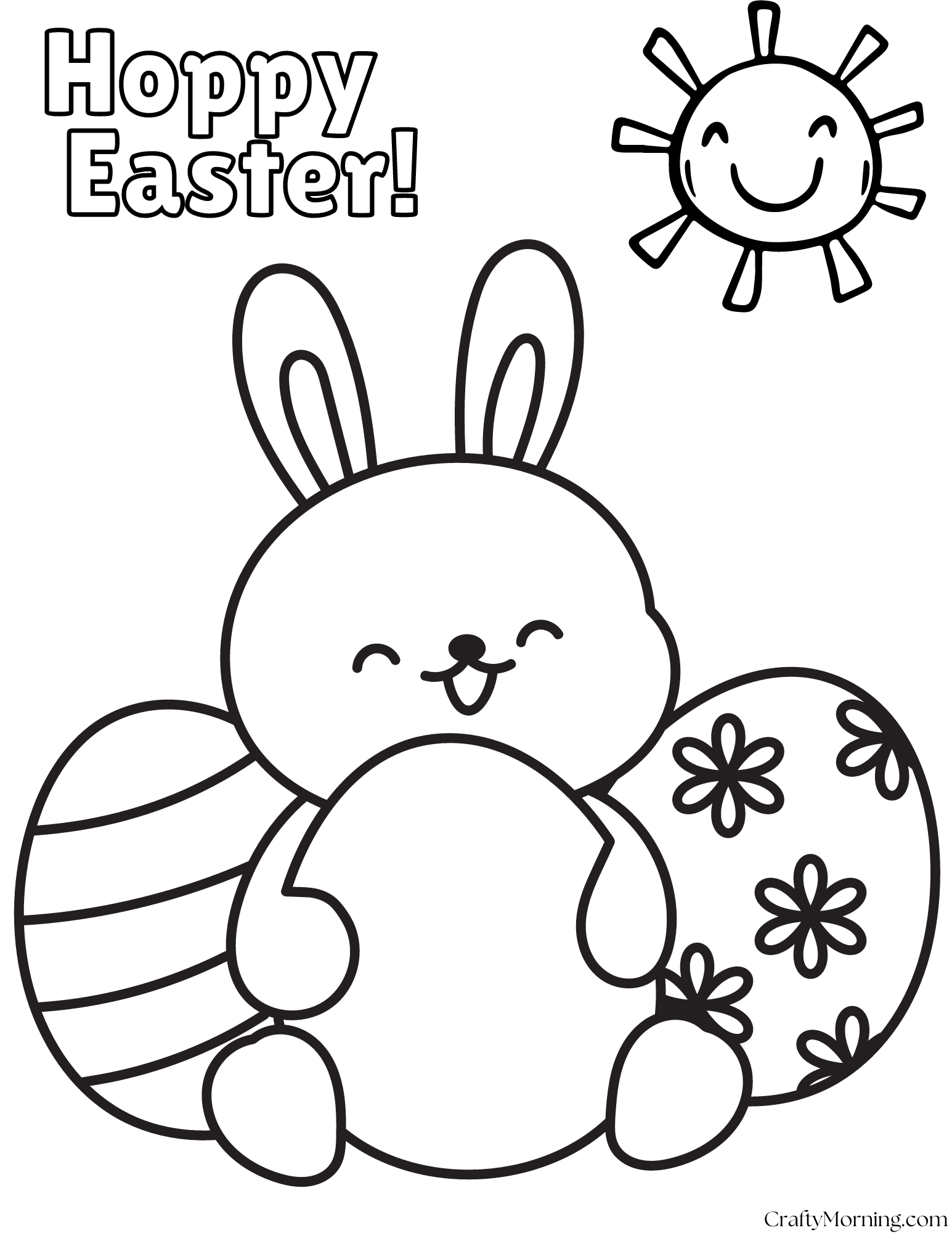 color pictures of easter bunny
