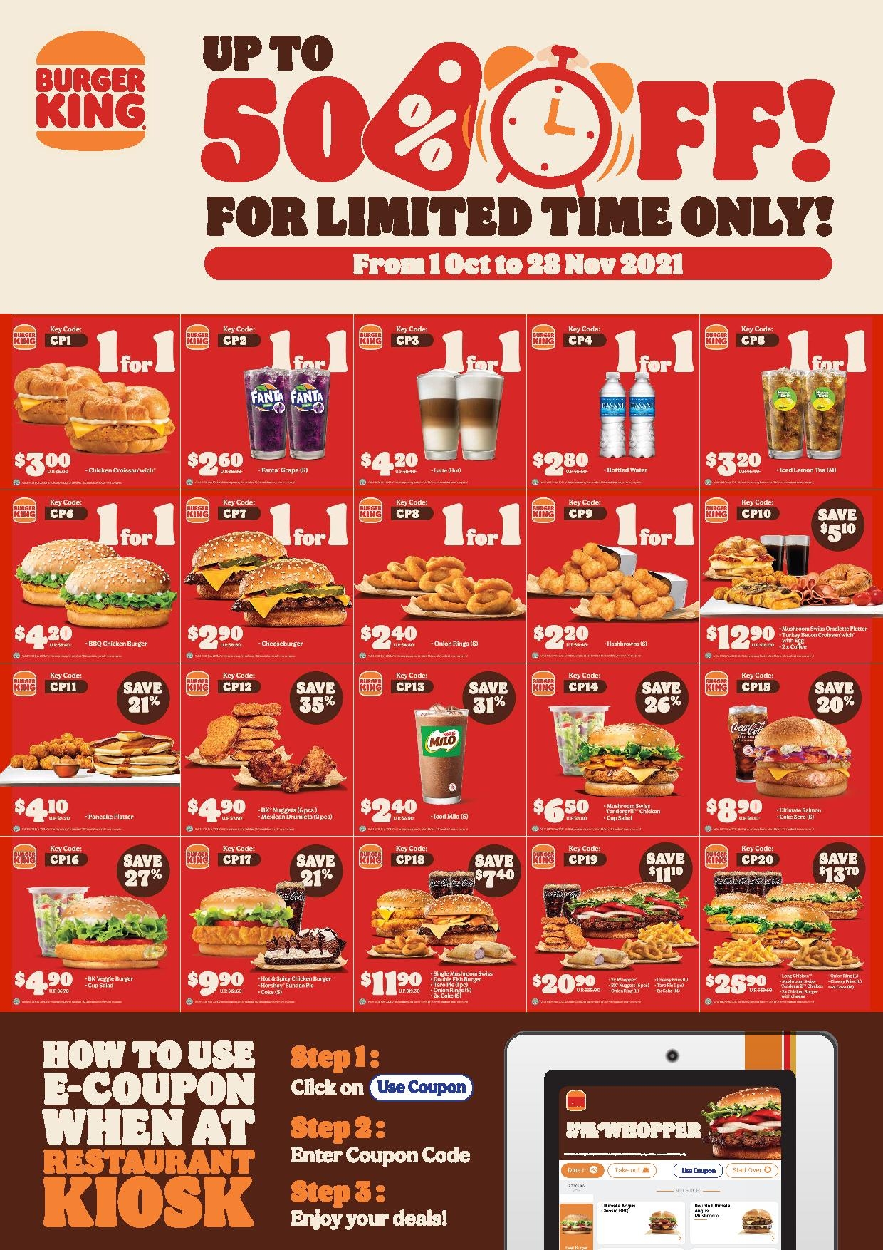 burger king coupons printable