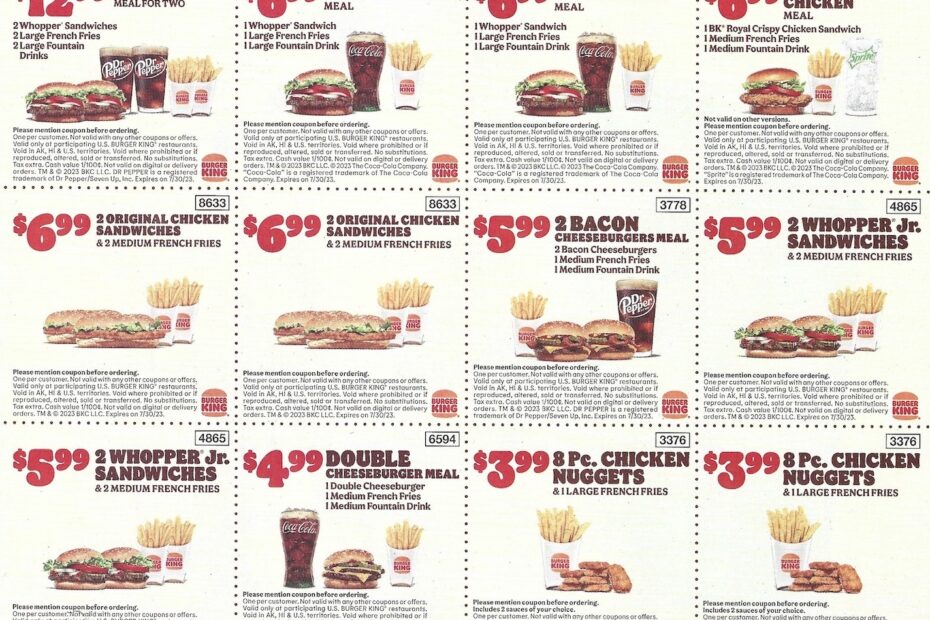 Burger King Coupons Spider Verse Whopper Expires 07 30 2023