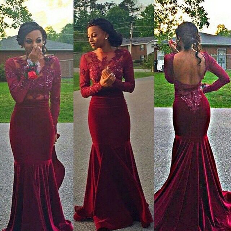 Burgundy Prom Dresses wine Red Evening Gowns modest Formal Dresses burgundy Prom Dresses Fashion Evening Gown long Evening Gowns