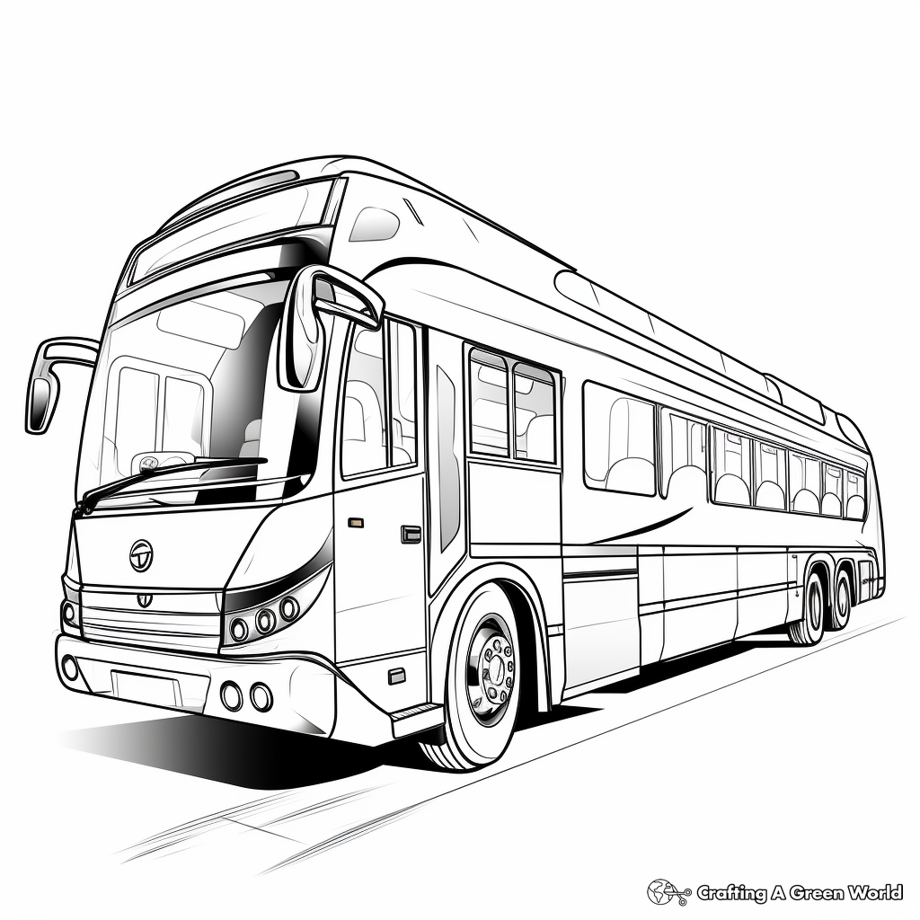 Bus Coloring Pages Free U0026 Printable 