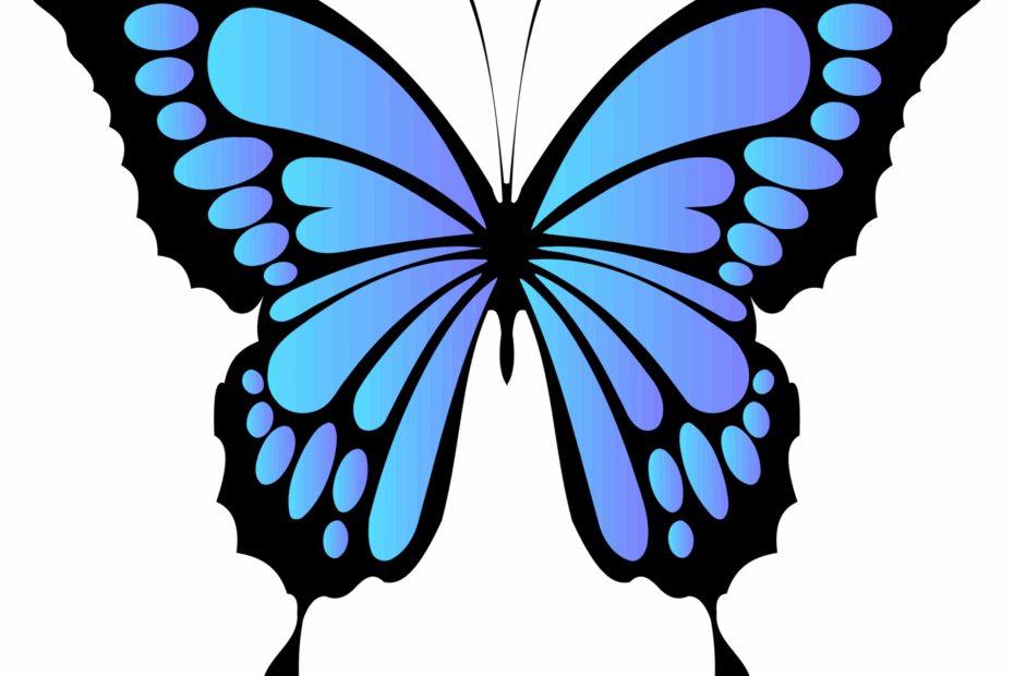 Butterfly SVG Files Printable Templates Patterns U0026 Clipart