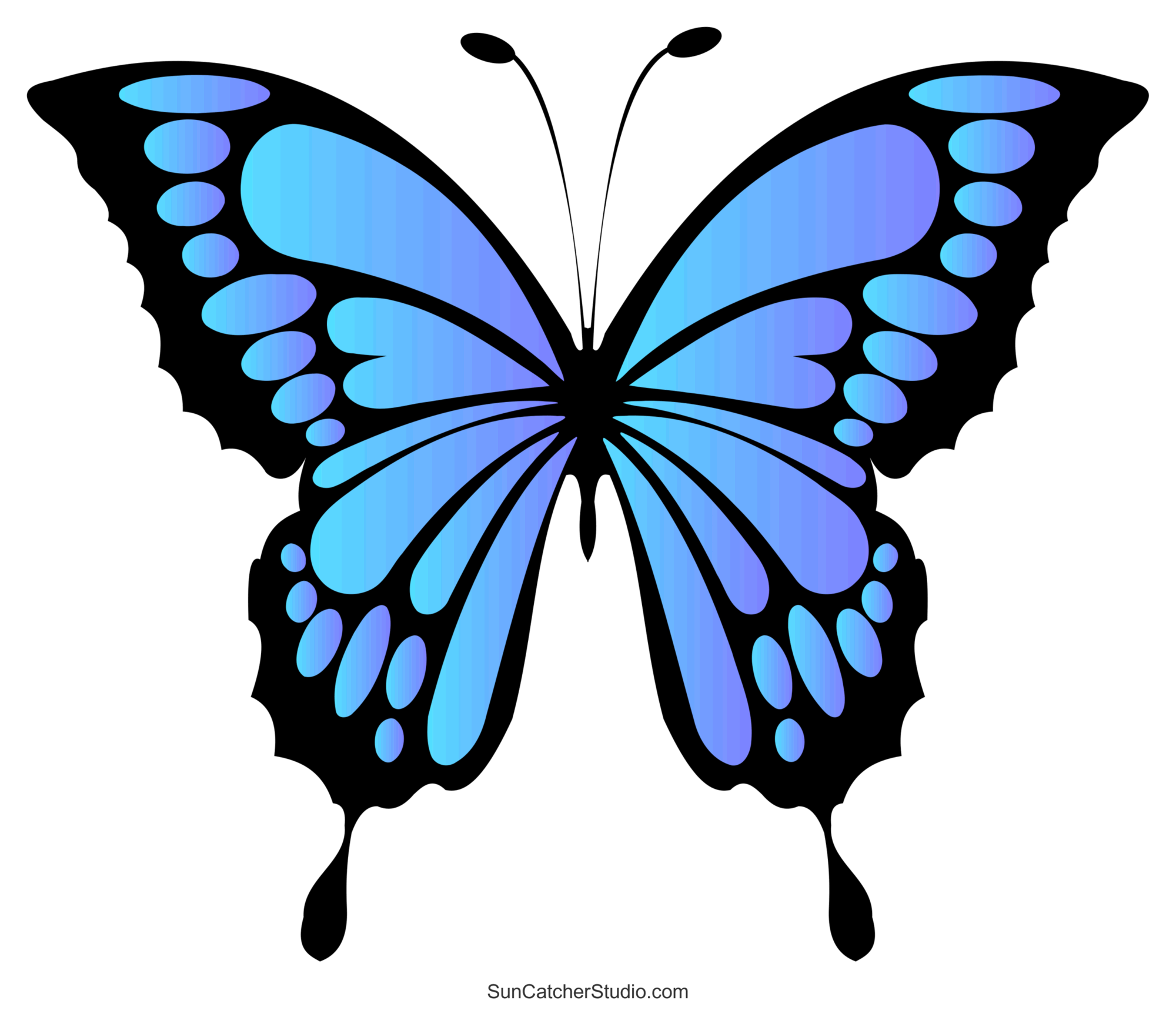 butterfly template free printable