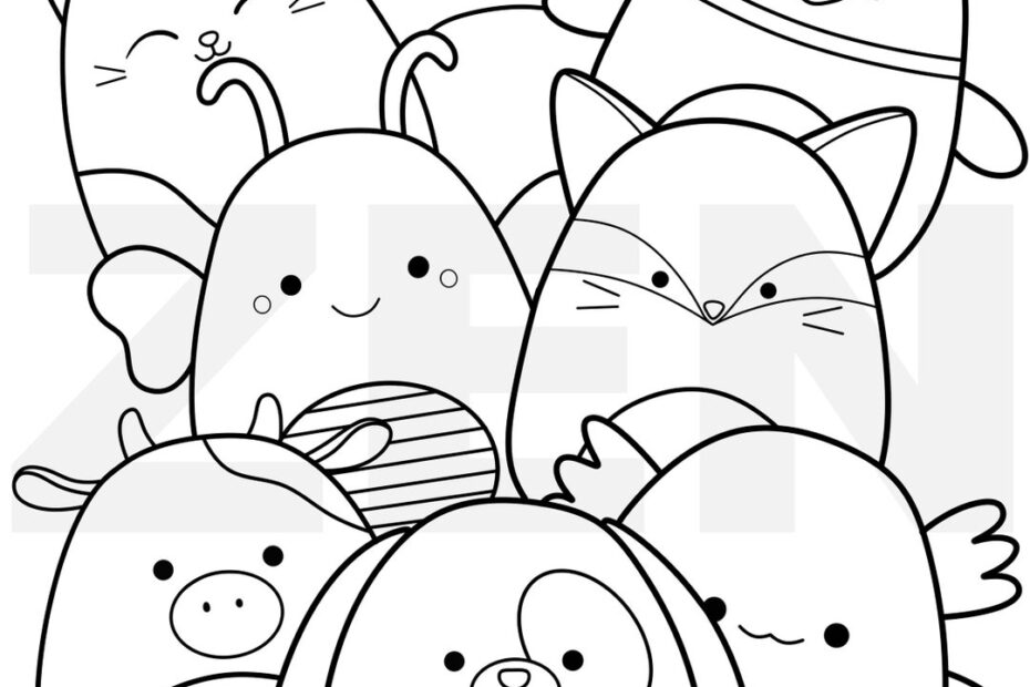 Buy Squishmallow Coloring Page Printable Squishmallow Coloring Page Squishmallow Downloadable Coloring Sheet Coloring Page For Kids Coloring