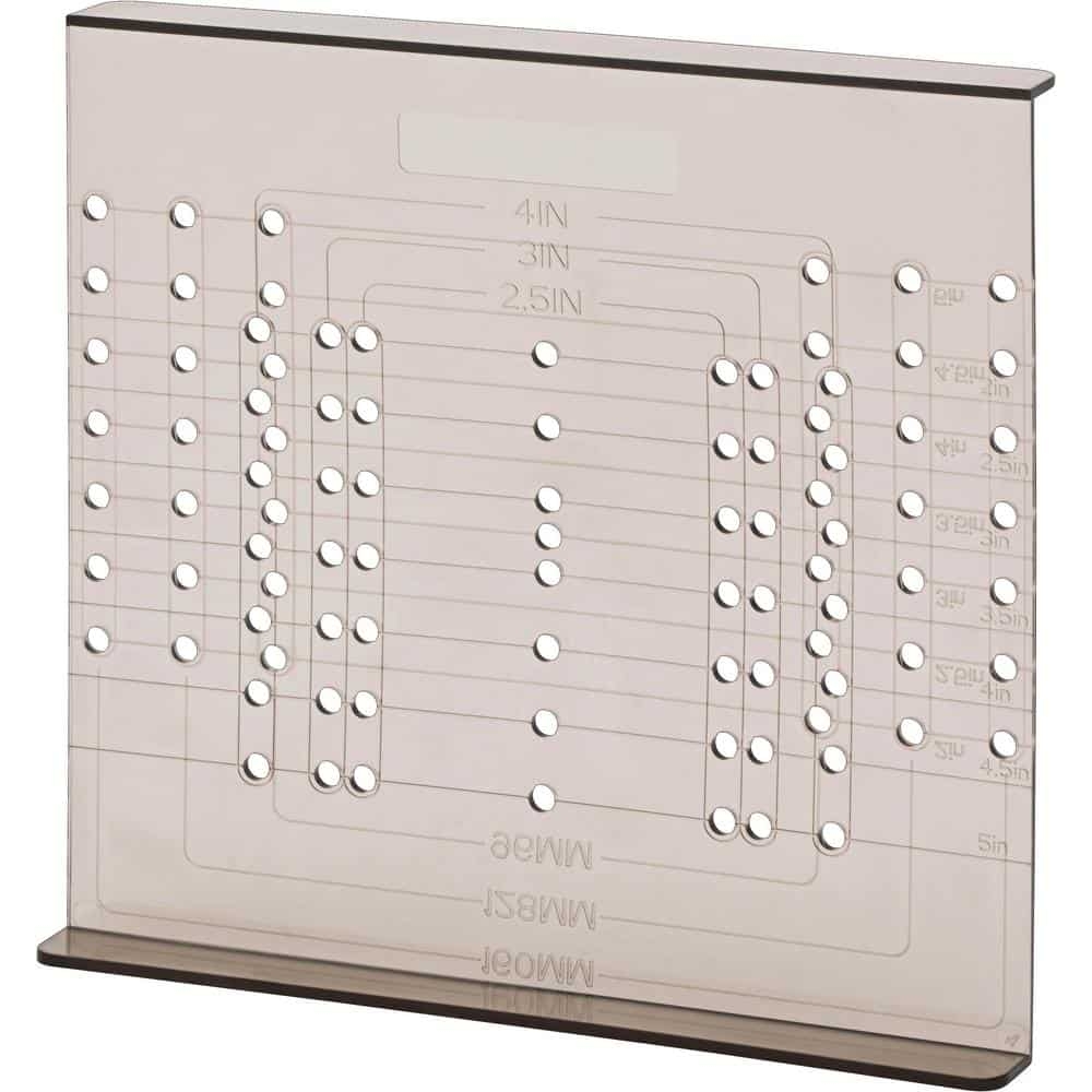 cabinet drawer handle template