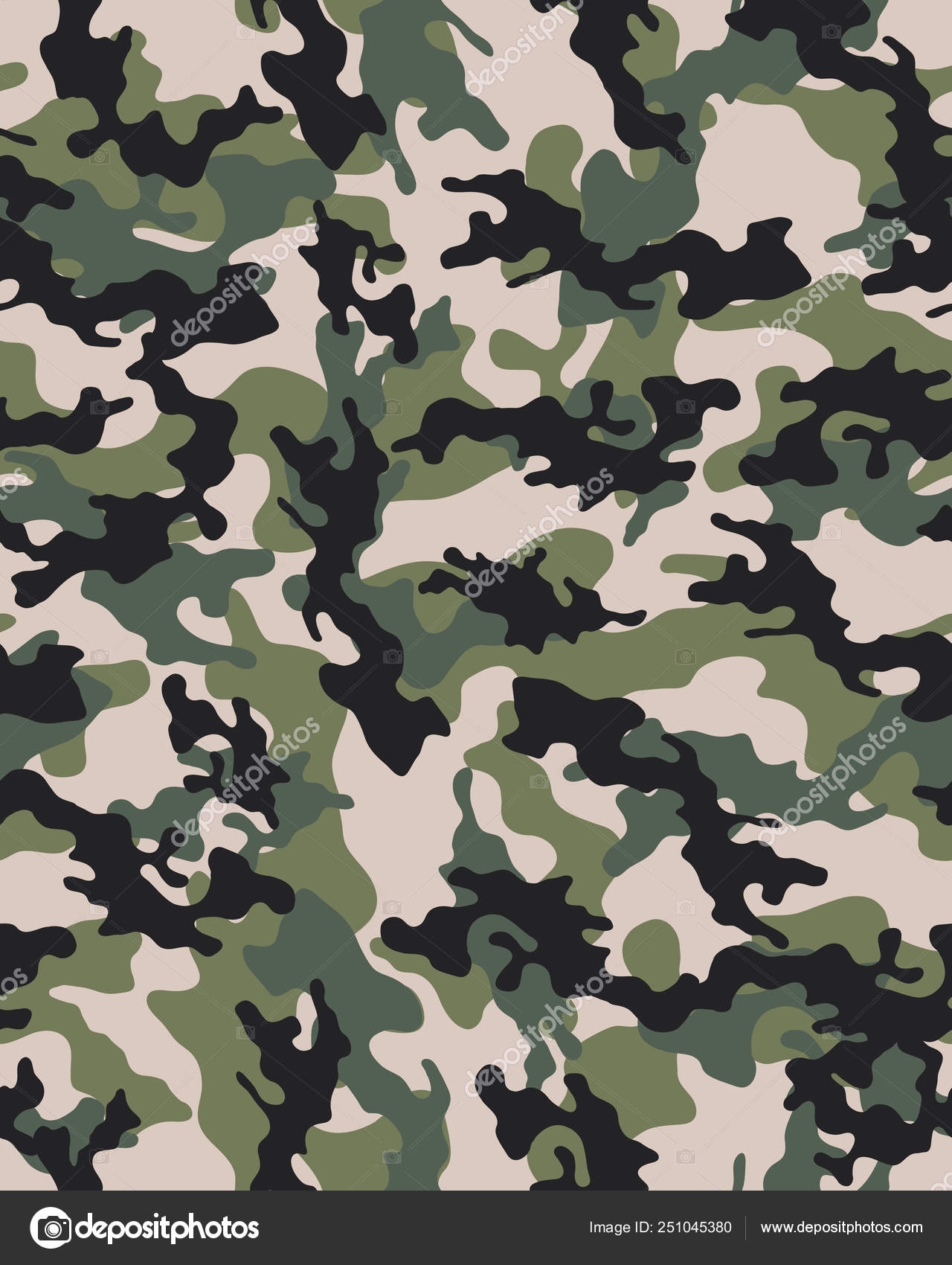 Camouflage Pattern Seamless Army Wallpaper Military Design 