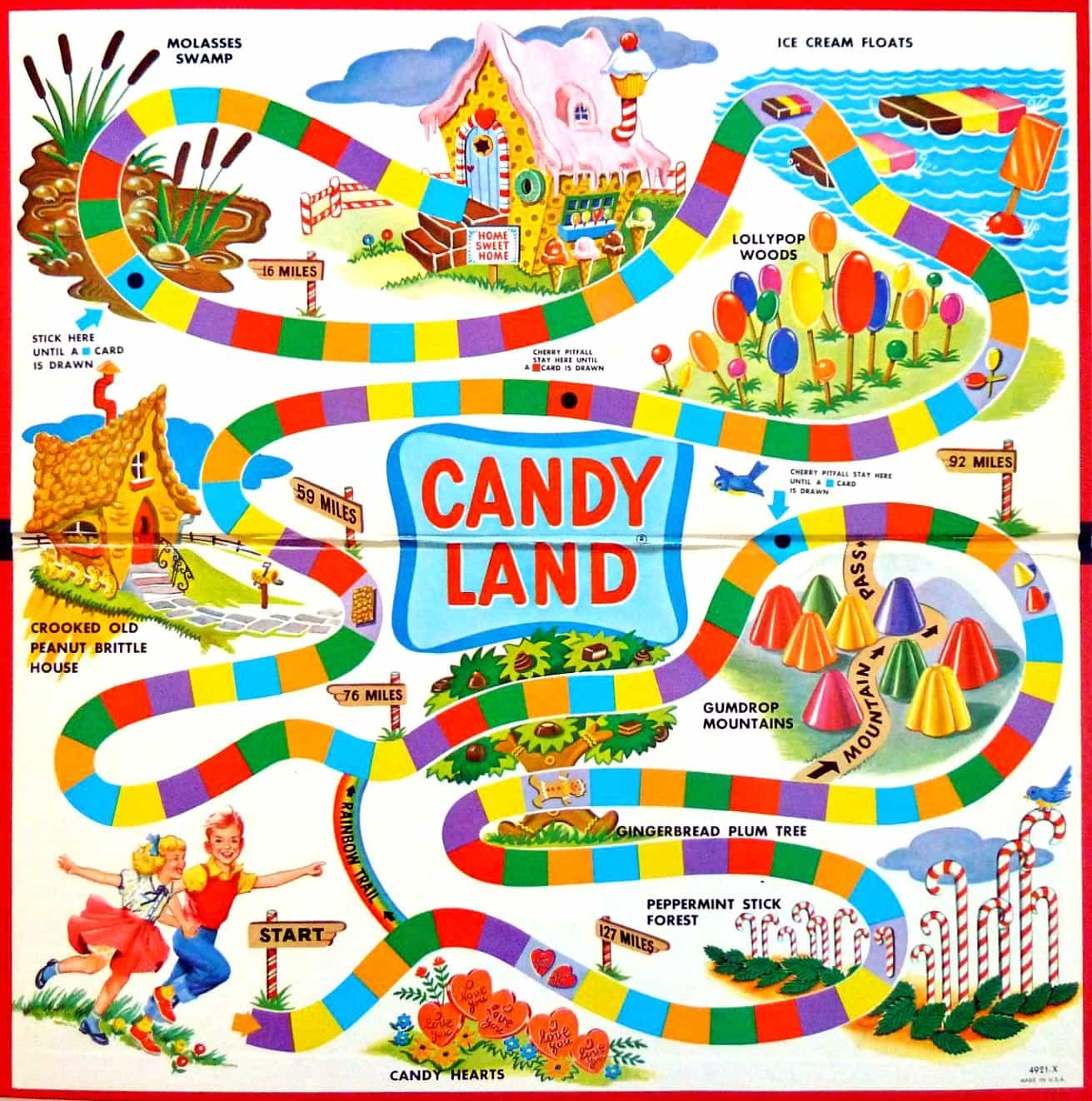 Candy Land The Vintage Board Game That Made Millions Of Kids Dream Of An Ice Cream U0026 Lollipop World Click Americana