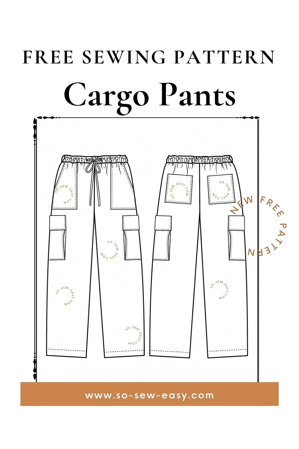 pants template printable