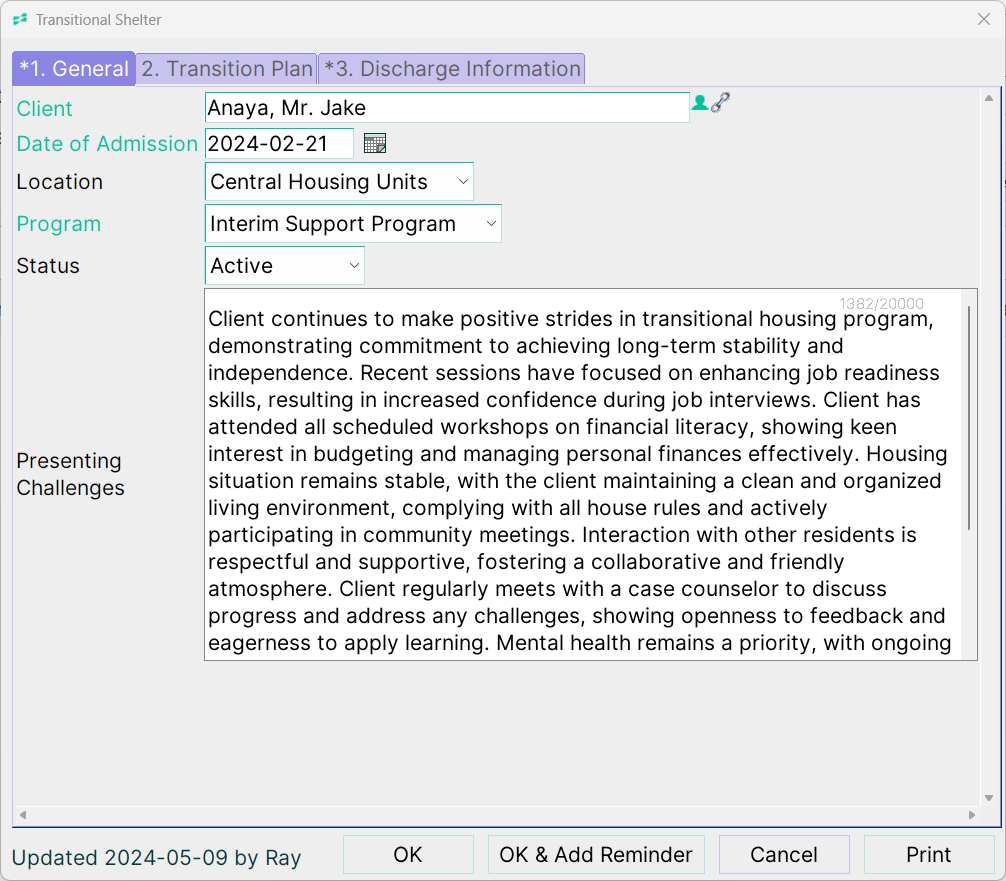 Case Notes Examples U0026 Templates Societ Nonprofit Solutions