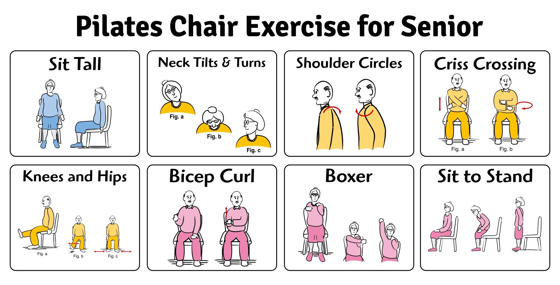 printable chair exercises