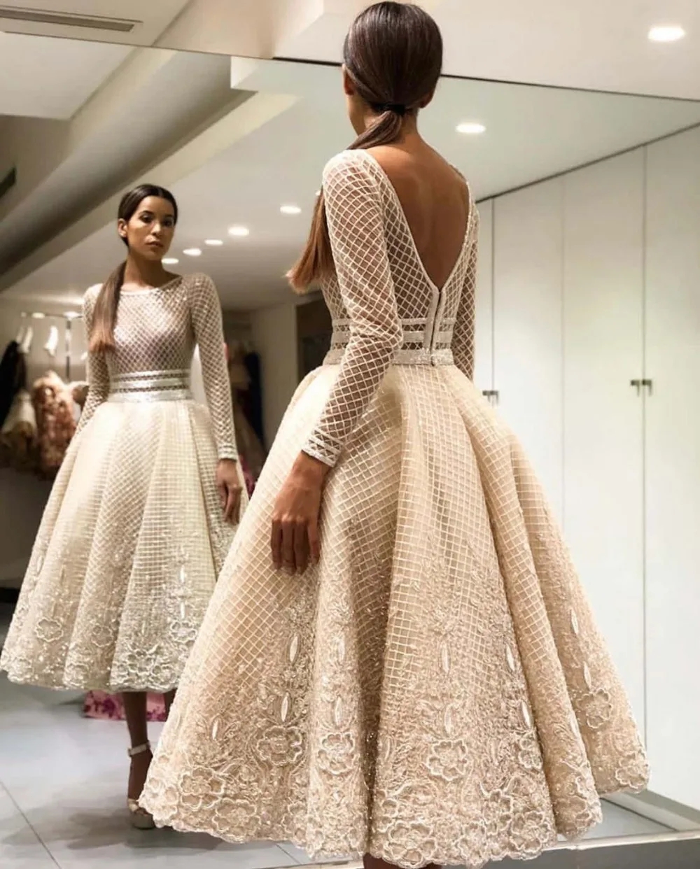 Champagne Cocktail Dresses Robe Cocktail Champagne Cocktail Dresses Bige Elegant Aliexpress