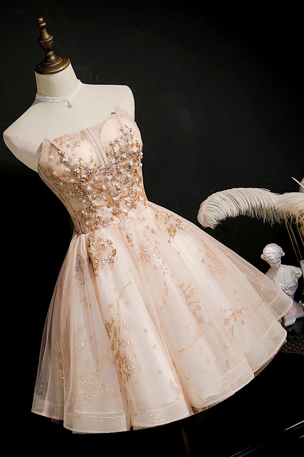 Champagne Colored Dress Short Shop On Pinterest