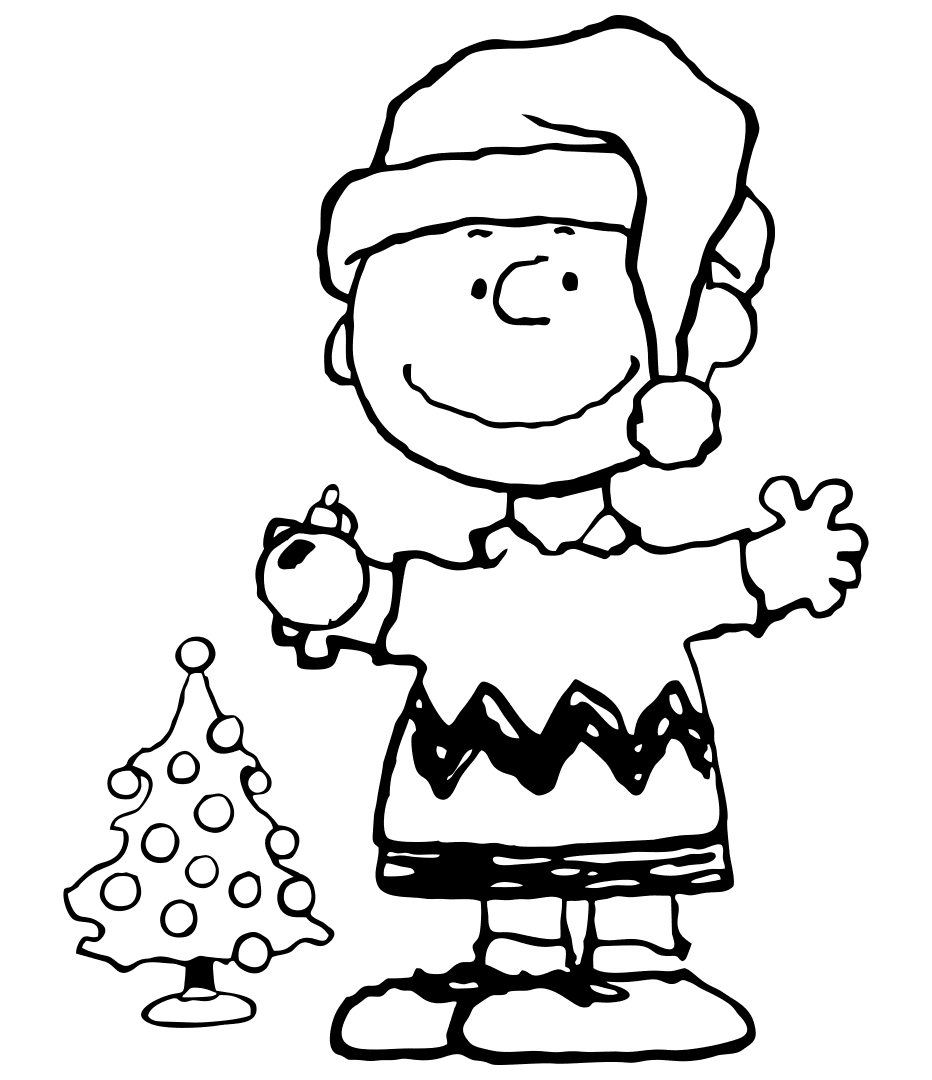 Charlie Brown Christmas Coloring Pages Printable For Free Download