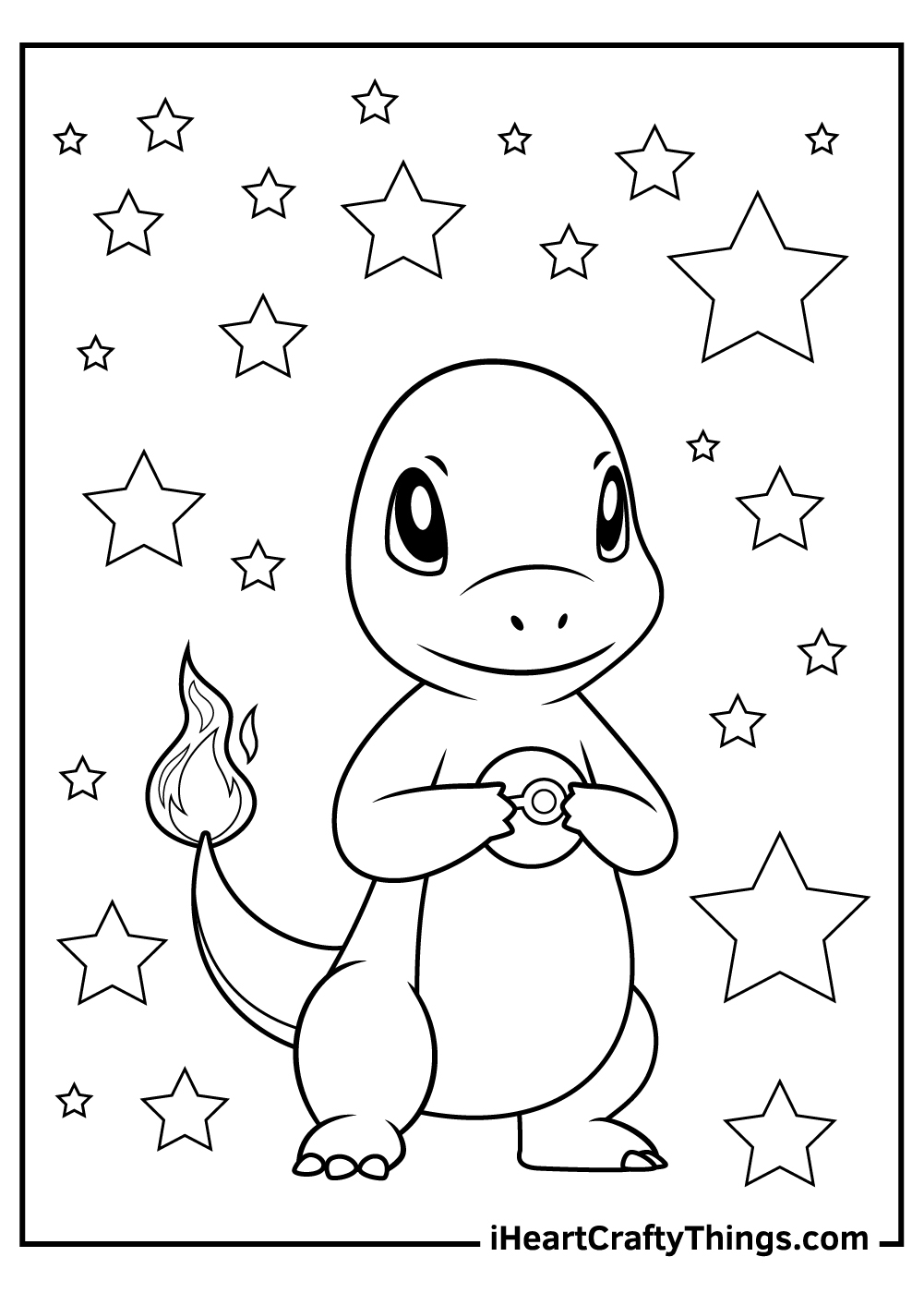 Charmander Coloring Pages 30 Free PDF Printables For Kids 