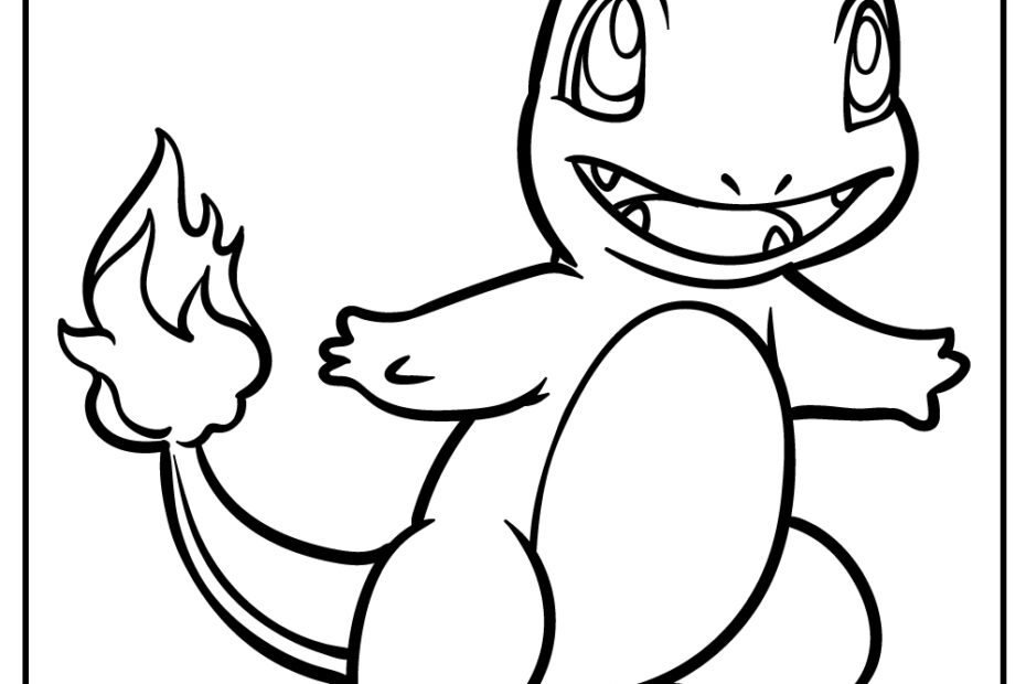 Charmander Coloring Pages 30 Free PDF Printables For Kids