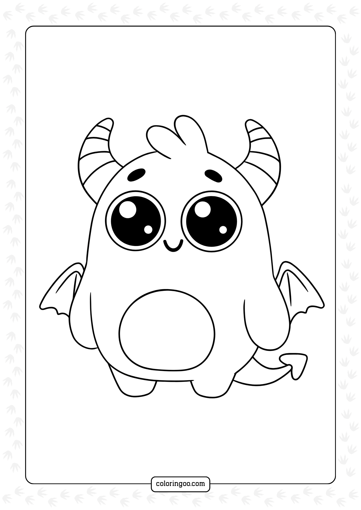 Charming Monster Coloring Pages