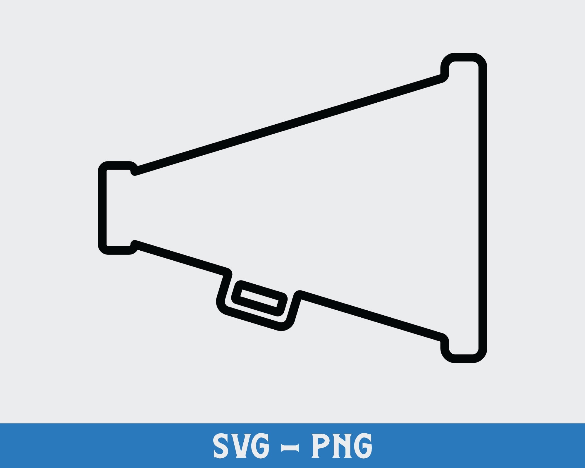 Cheer Megaphone Svg Digital Download Cheerleading Svg 