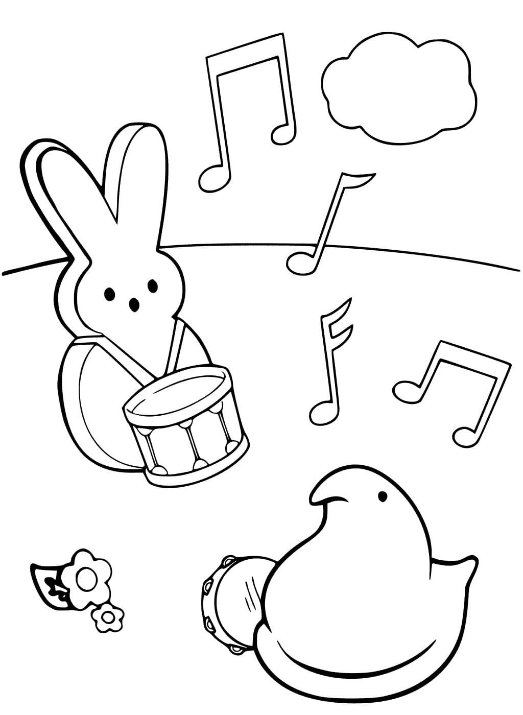 Chick And Rabbit Marshmallow Peeps