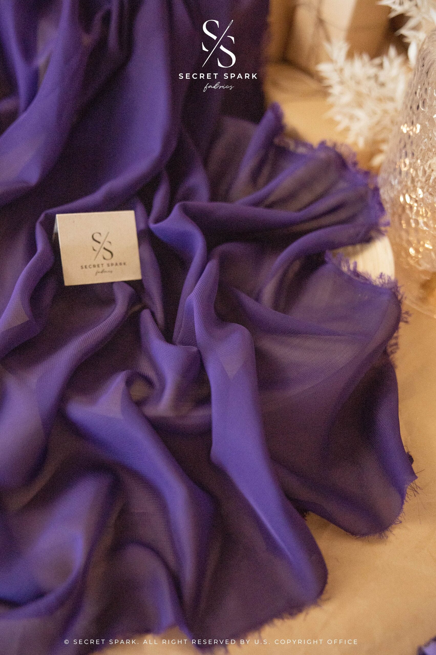 Chiffon Purple Dress Etsy