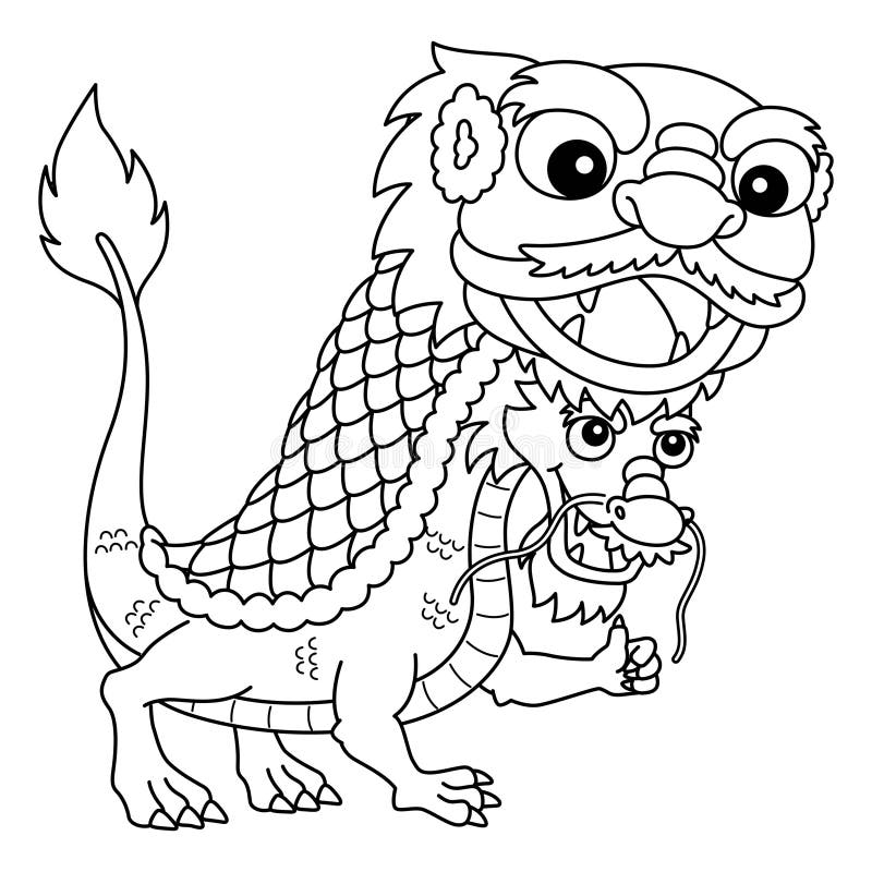 chinese dragon pictures to color