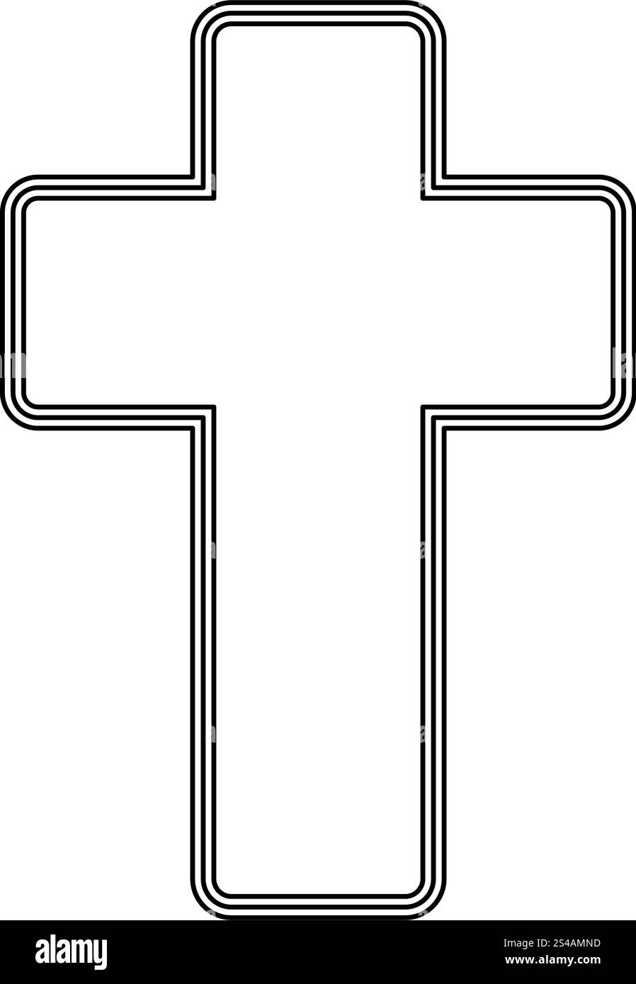 Christian Cross Icon Black And White Stock Photos U0026 Images Page 