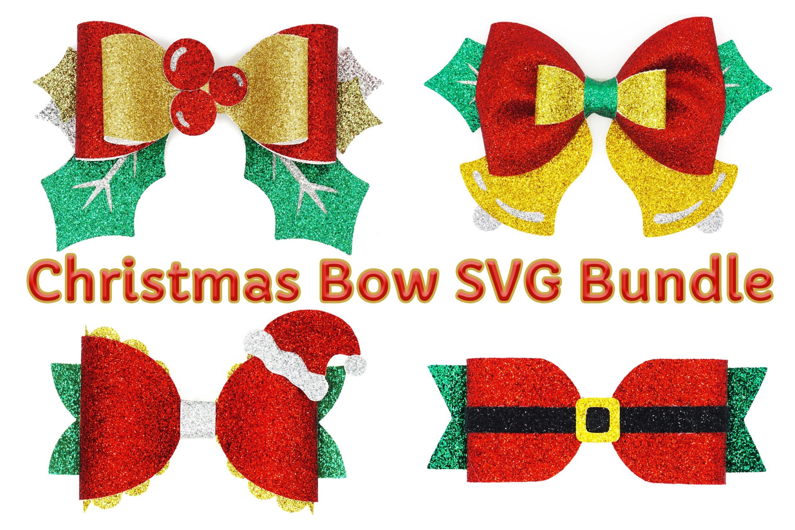 printable christmas bow template