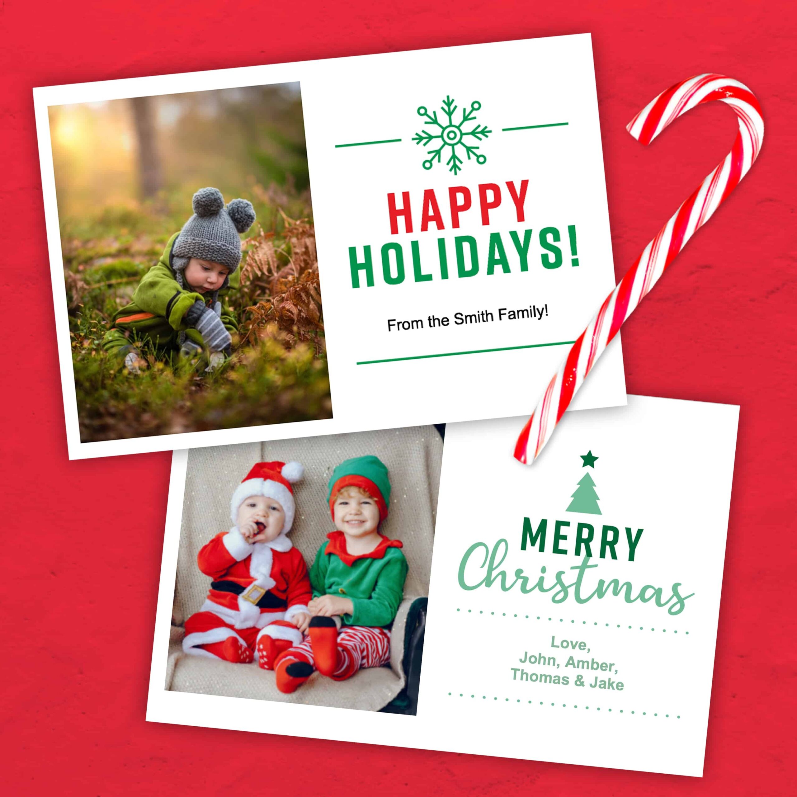 free printable christmas card templates