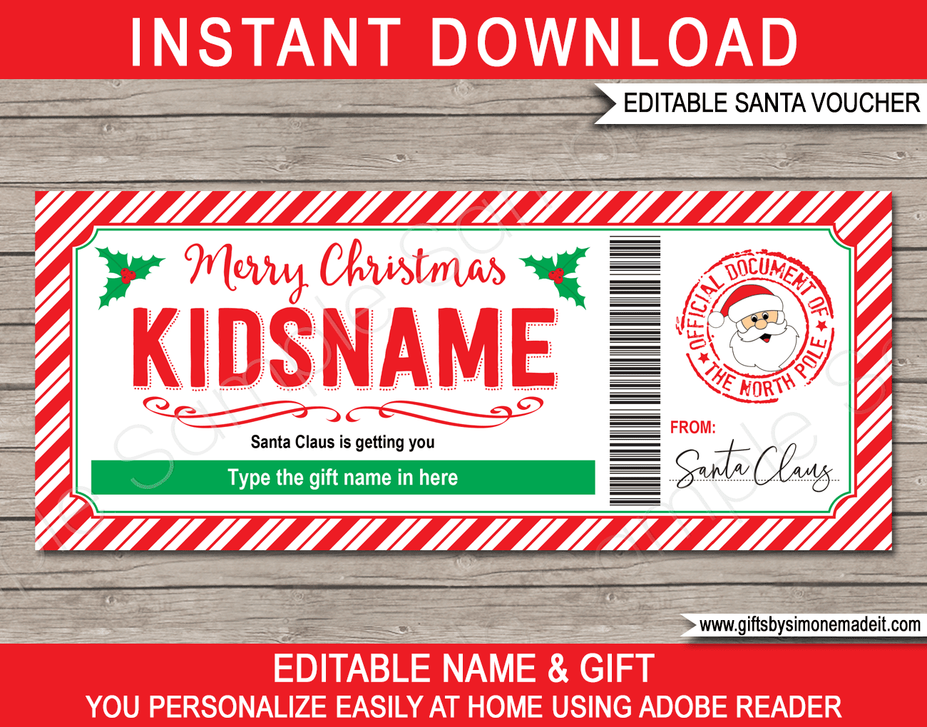 gift certificates printable