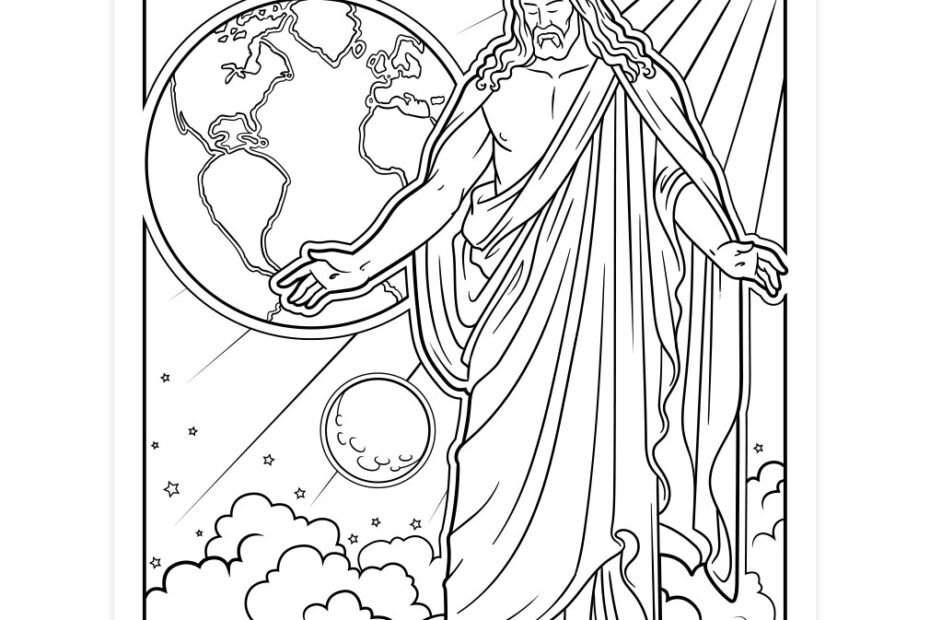 Christus Coloring Page Printable
