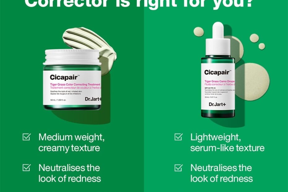 Cicapair Tiger Grass Colour Correcting Treatment Dr Jart