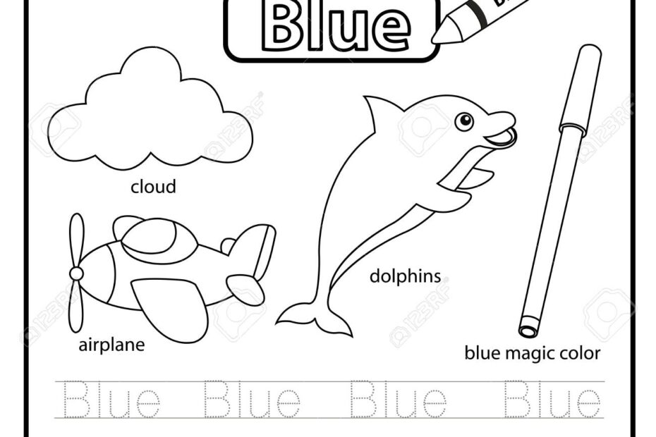 Circle The Blue Things Preschool Color Worksheets Worksheets Library