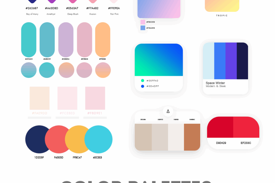 COLOR PALETTES PSD PNG TEMPLATES By Porcelain By Thatporcelain On DeviantArt