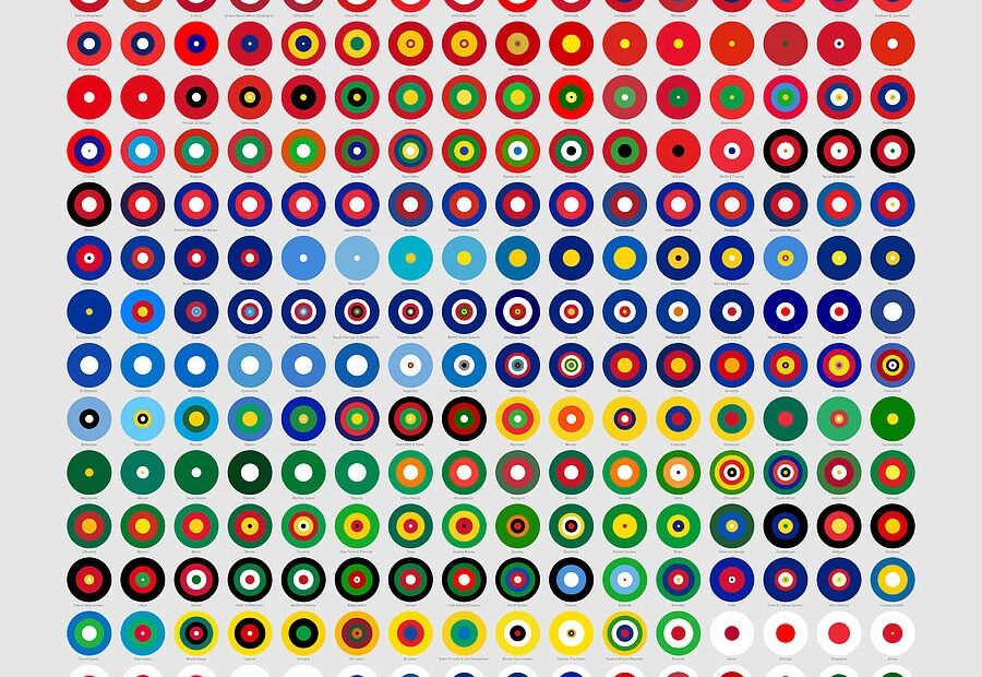 Color Proportions In Country Flags 1 By Martin Krzywinski