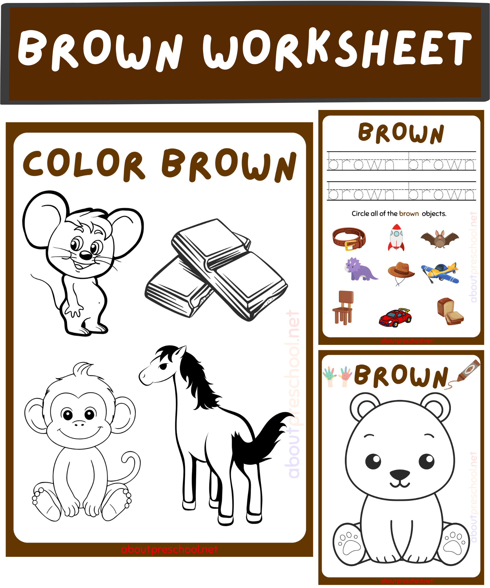 Color Worksheets For Kindergarten Archives About Preschool