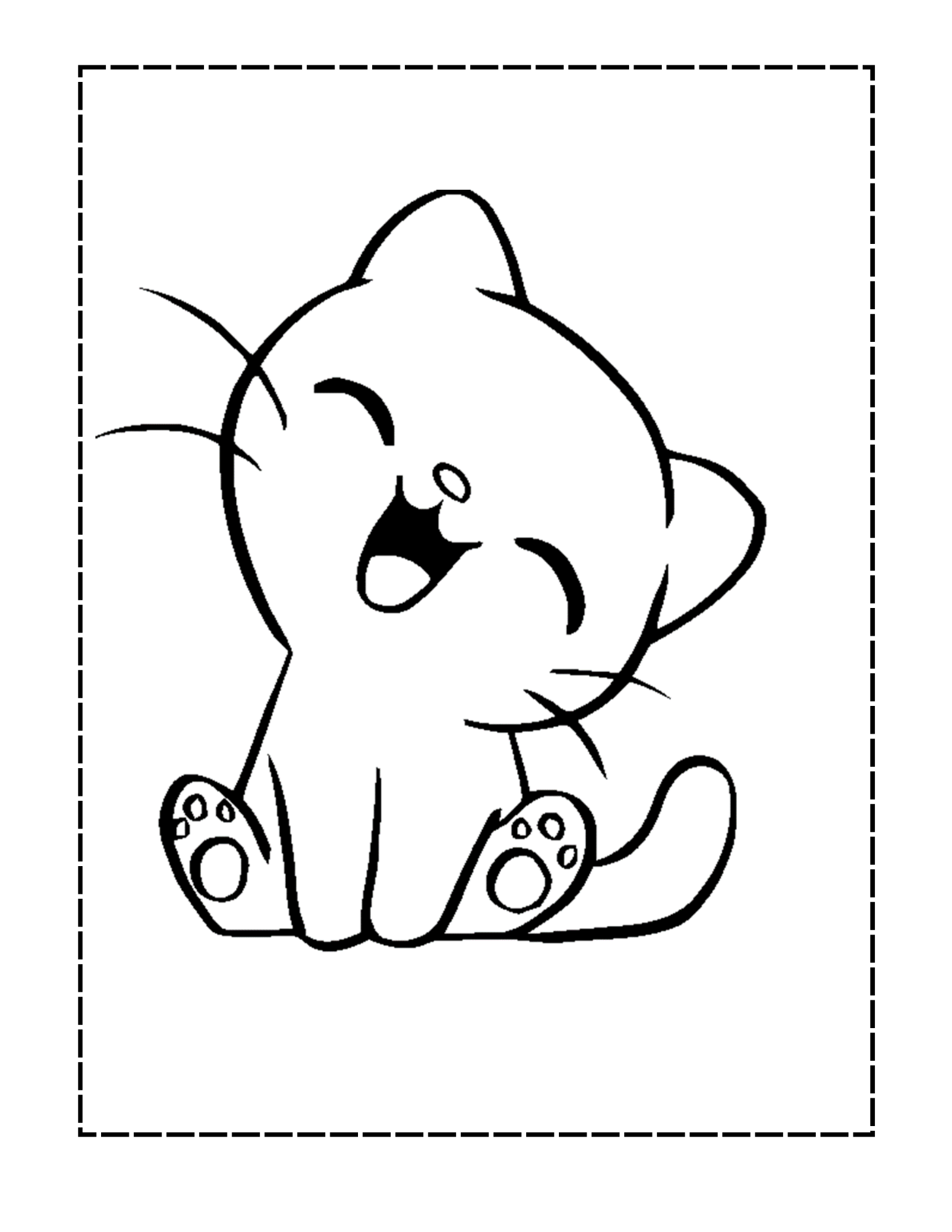 Coloring Cute Cats Book For Kids