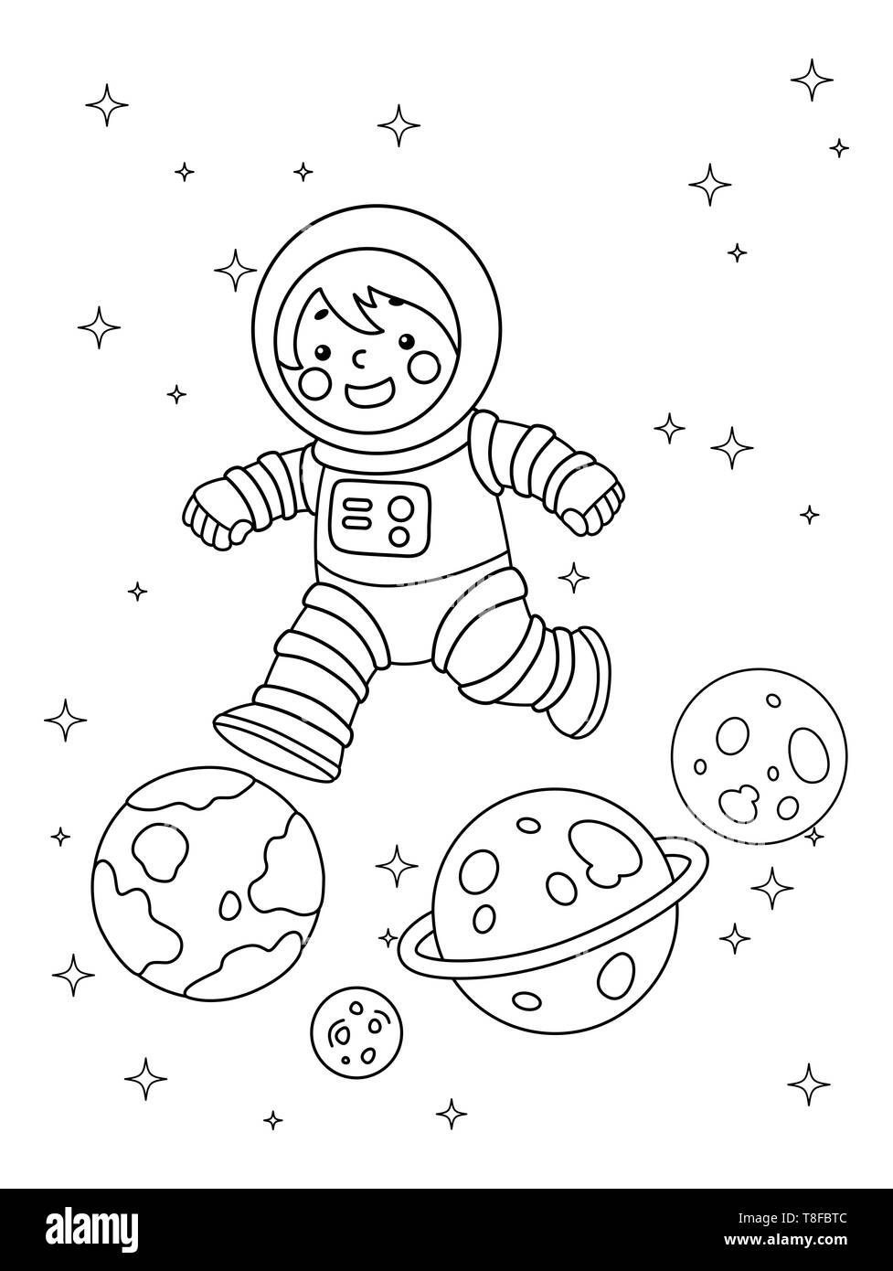 picture of a boy to color